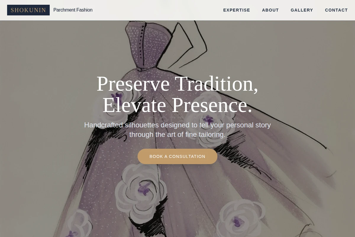 Parchment Fashion Design
