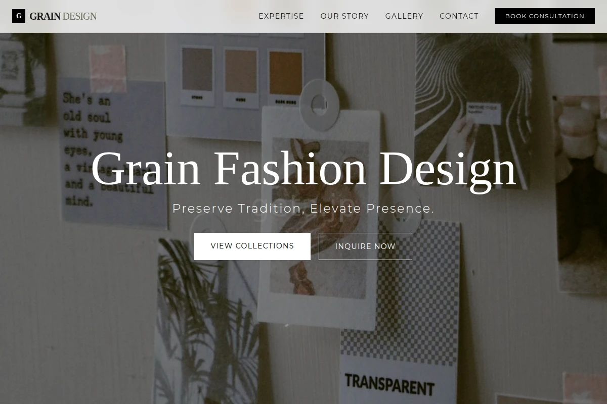 Grain Fashion Design