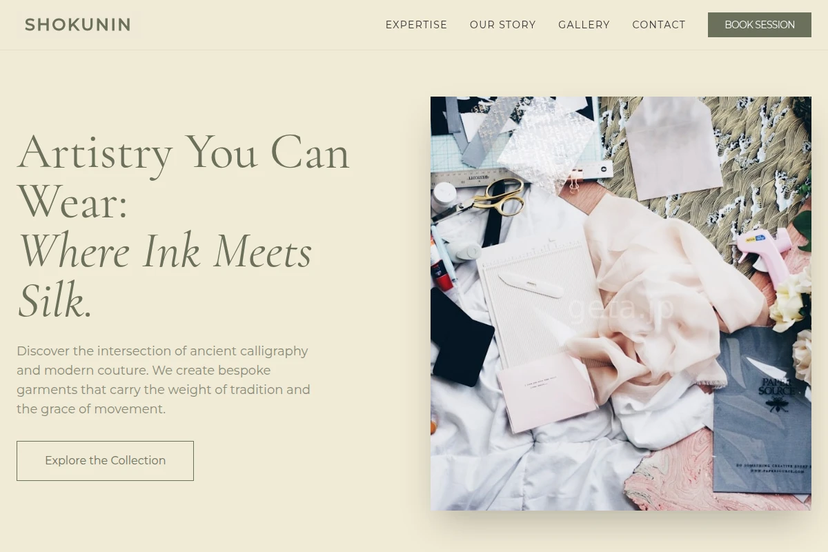 Calligraphy Fashion Design
