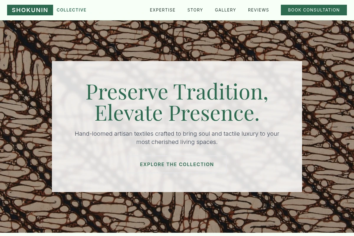 Weaver Textile Design