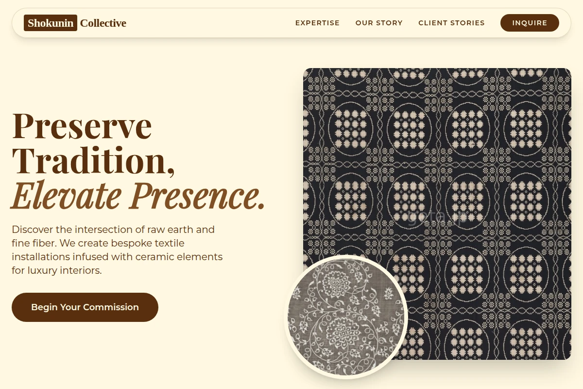Ceramic Textile Design
