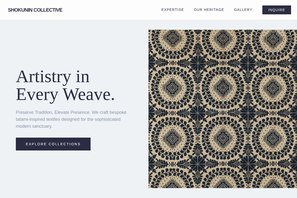 Tatami Textile Design