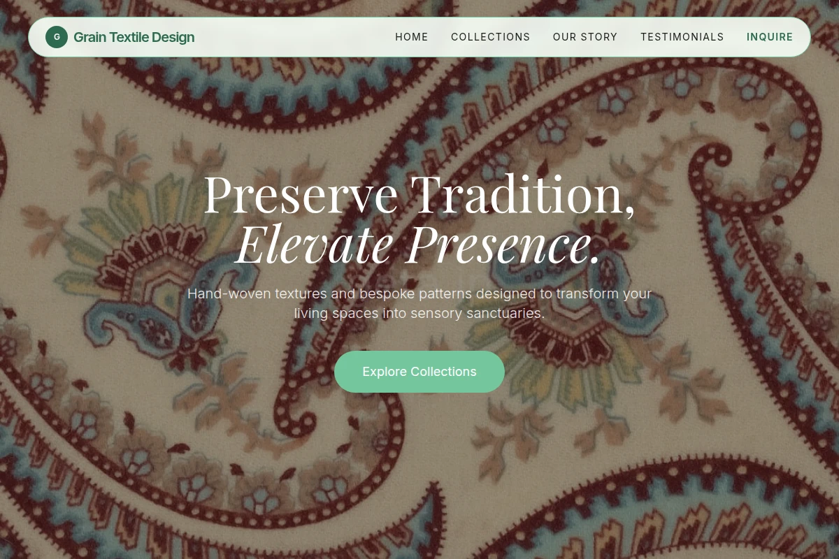 Grain Textile Design